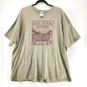 3XL Gildan Vintage Tee shirt soft lightweight tan M9